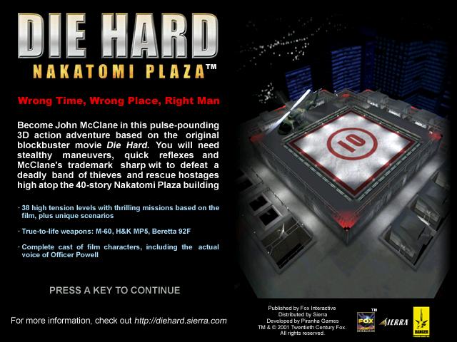 PC game lot of 4 - Die hard Nakatomi plaza, praetorians, civilization,  splinter